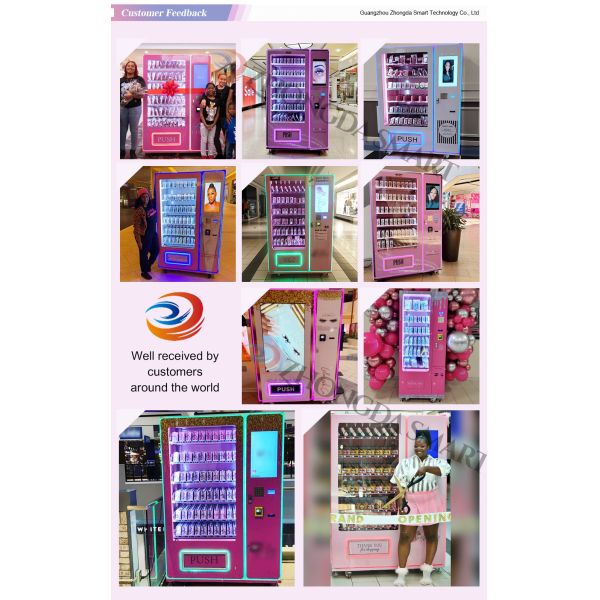Automatic User-Friendly Wigs Spring Touch Screen Vending Machine for Public Spaces