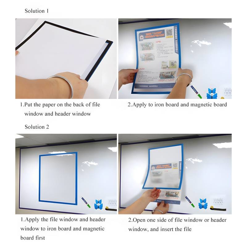 A3 A4 A5 A6 Magnetic Document Holder For Fridge Multi Colors