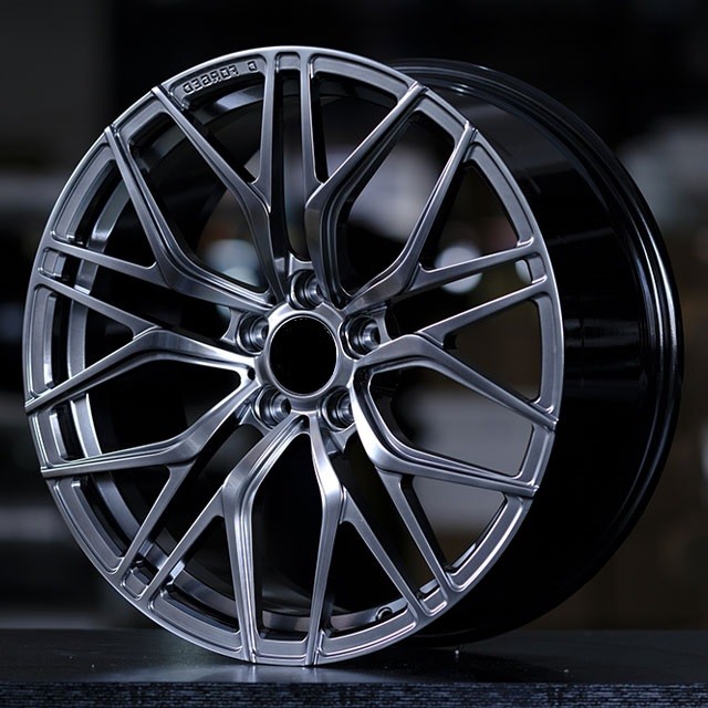 Professional custom alloy chrome 5x100 gold 18 24 inch rims gold colored car alloy wheel rims for sale