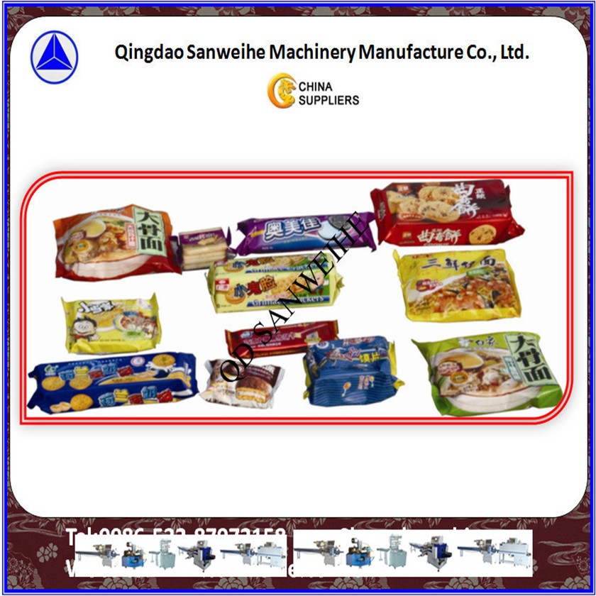 220V 50HZ Horizontal Flow Wrap Machine SWSF 720 Electric Packing Machine
