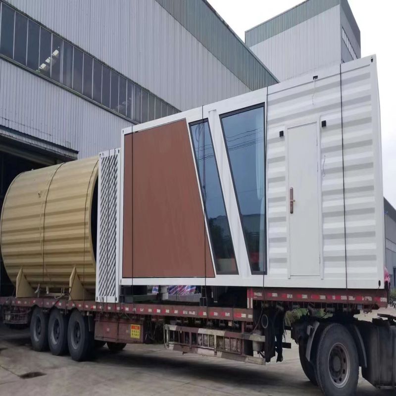 20ft 2 Storey Container House for Luxury Living and Work in Steel Structure Material