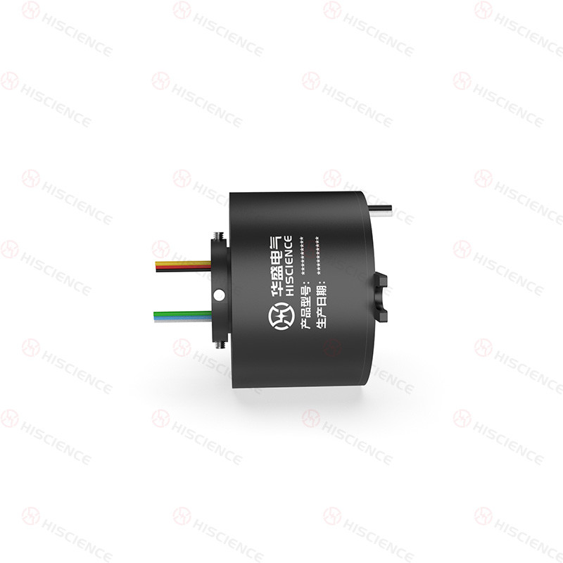  2 Circuit Shielded Through Bore Slip Rings 380V For Marine / Subsea Equipment Manufactures