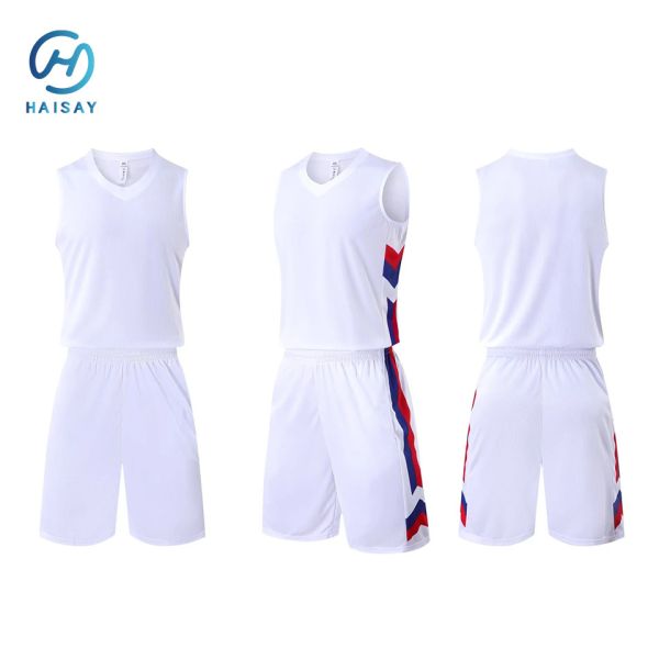 Pro Basketball Jersey Set - Breathable Mesh, Moisture-Wicking | Team Customizati