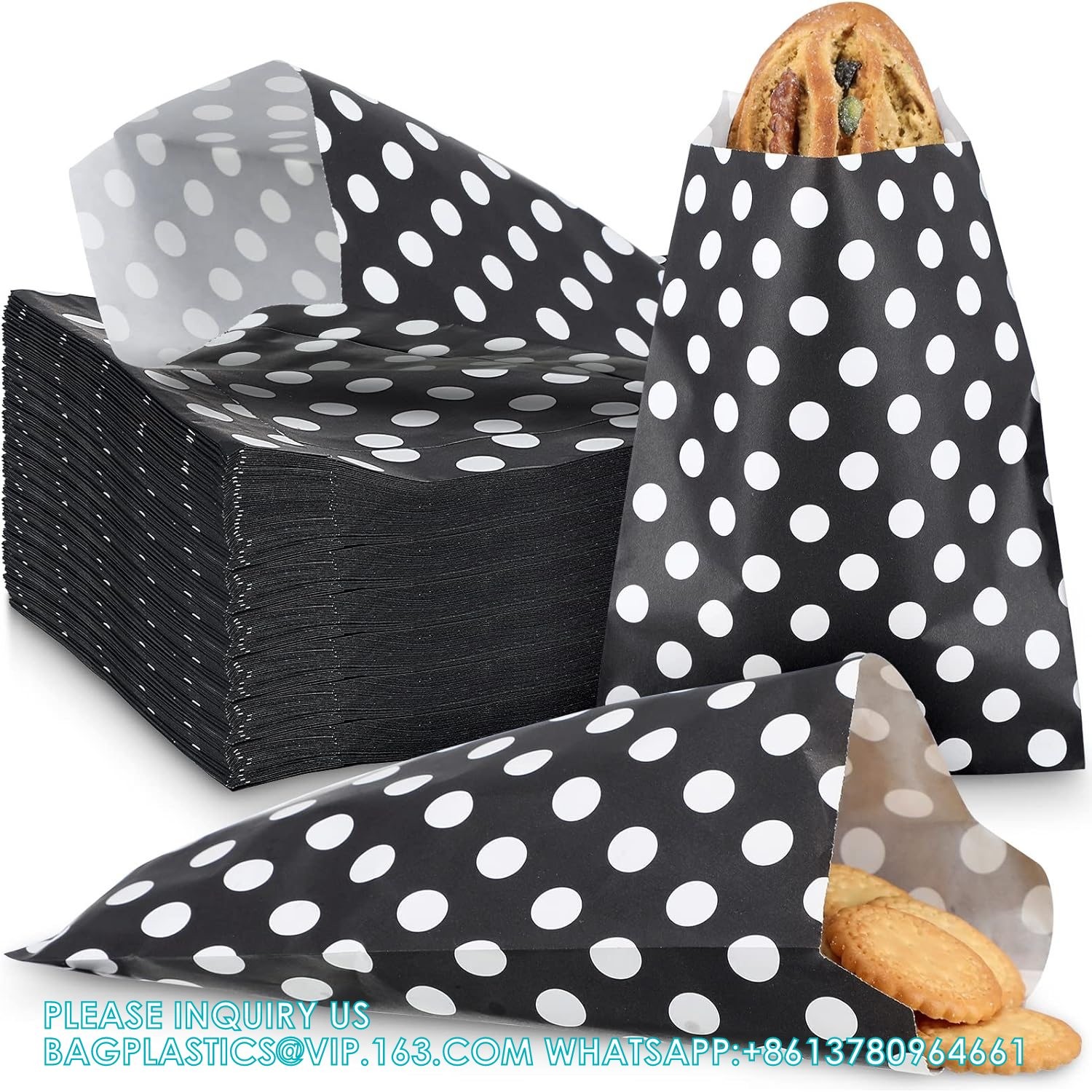 Kraft Paper Bags, Cookie Sleeves Snack Bags, Bread Bag, Craft Bags, 100% Recycled Kraft Paper Brown Lunch Bags