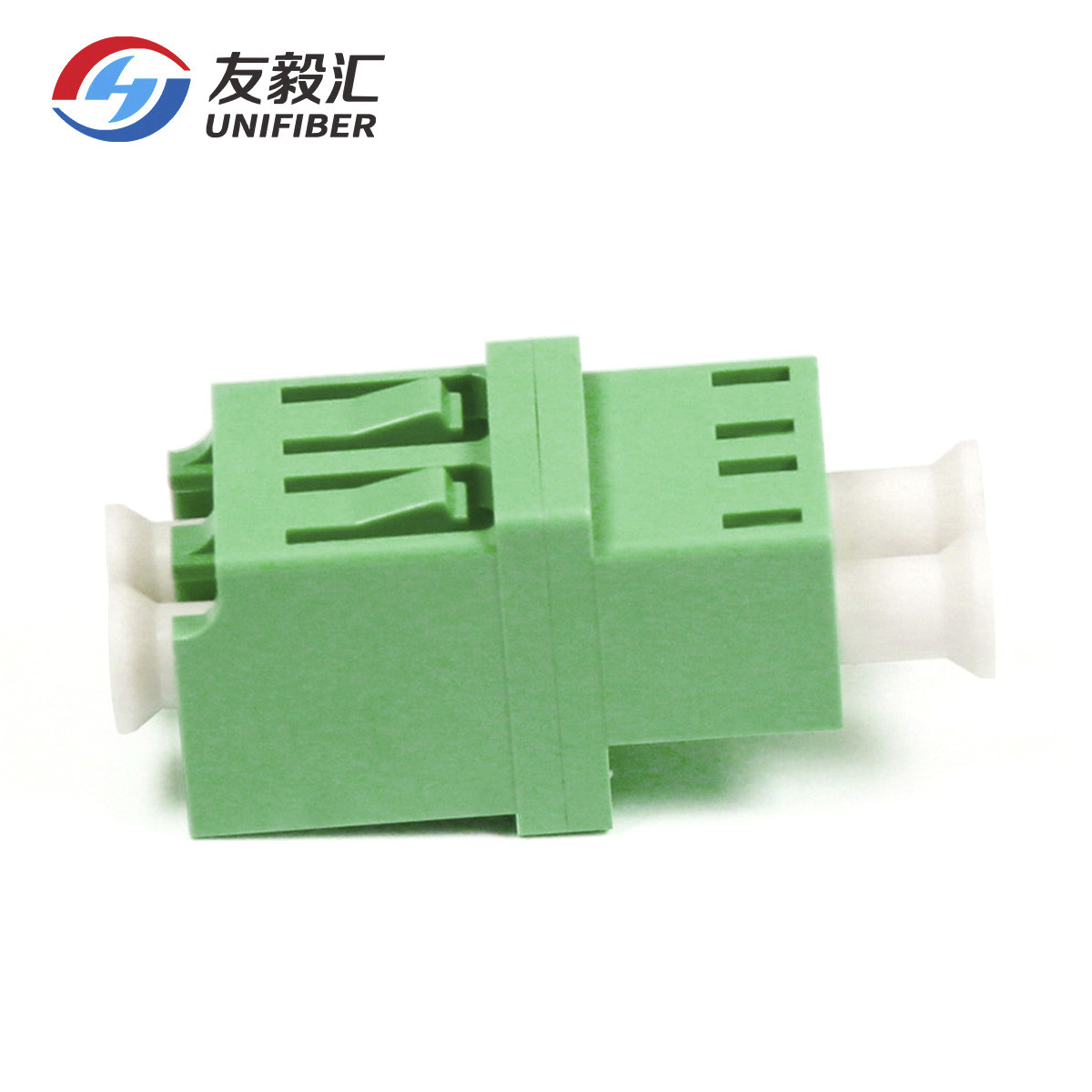 FTTH Single Mode 0.9mm Wire LC/APC Fiber Optic Duplex Adapter