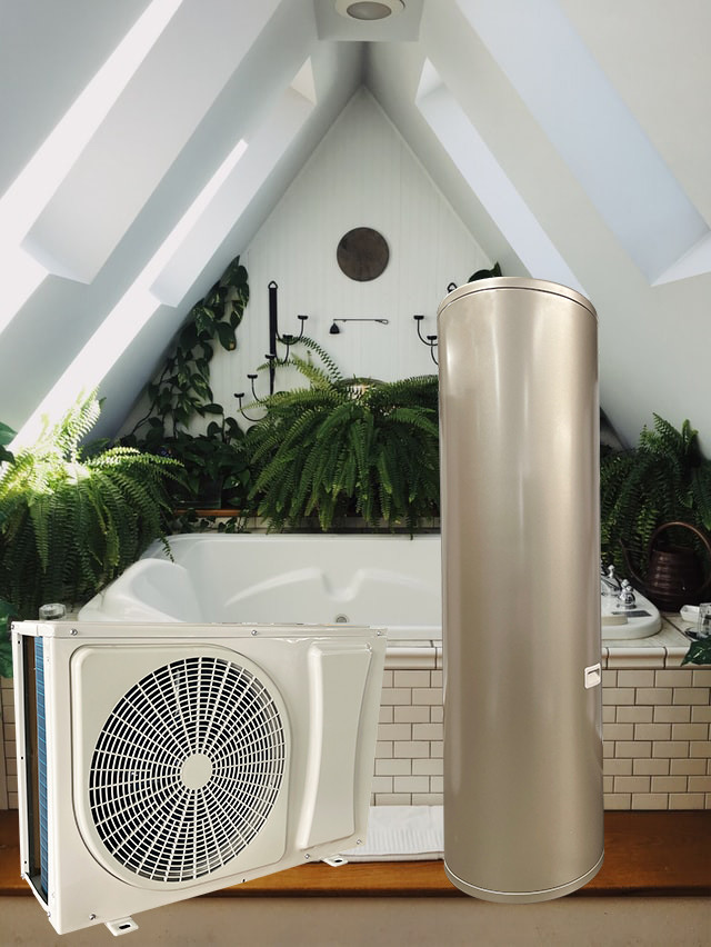 Europe Standard Inverter Split Heat Pump Water Heater CE Environmentally