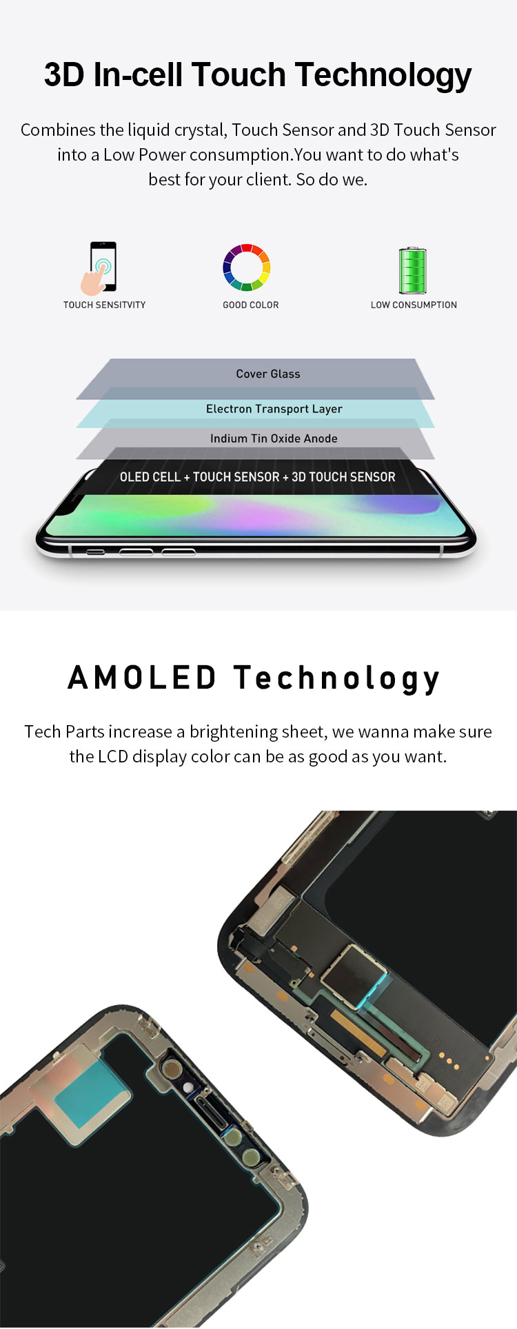 6.7inch Cell Phone LCD Screen Replacement