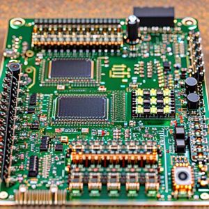 Green One Stop PCB Assembly With 1/2oz Copper Thickness Immersion Silver Surface