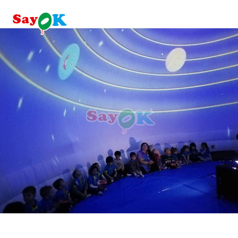 Inflatable Mobile Planetarium Tent For Outdoor Movie 360 Movie Projection Dome Tent