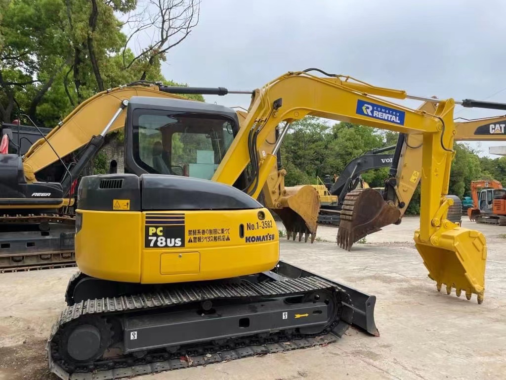 used excavator komatsu PC78us original Japan Used Mini komatsu 78 crawler Excavator for sale