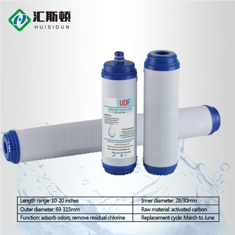 10 Inch Sediment Udf Water Filter Cartridge with Electric Power Source and Active Carbon