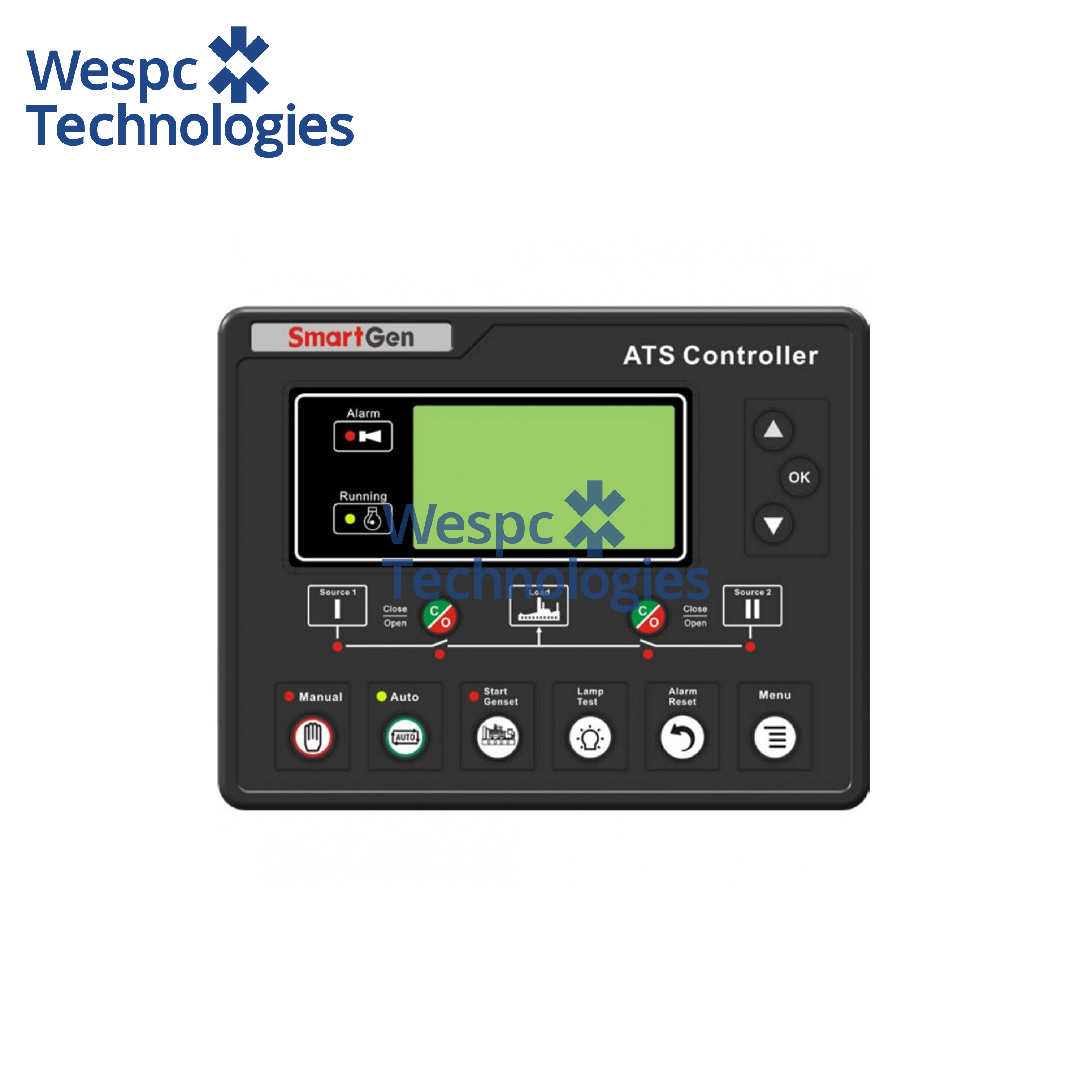 WESPC Original HAT700 ATS Controller Intelligent Dual-Supply Module RS482