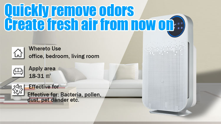 HOMEFISH Ultraviolet UVC Air Purifier 220V/110V 4 Fliters 6 Stage Purification