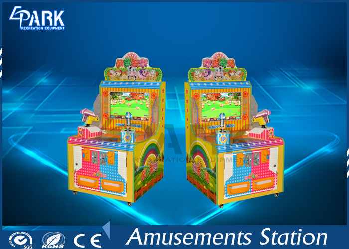 Happy Farm 22 Inch Double Players Shooting Arcade Machines Game Simulation