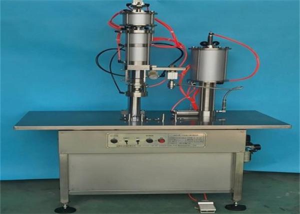 Industrial Bag On Valve Aerosol Filling Machine 1200-1500 Cans / Hour PLC