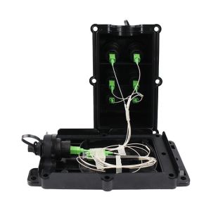 Outdoor Terminal Junction Box Black Customized Weatherproof Terminal Box