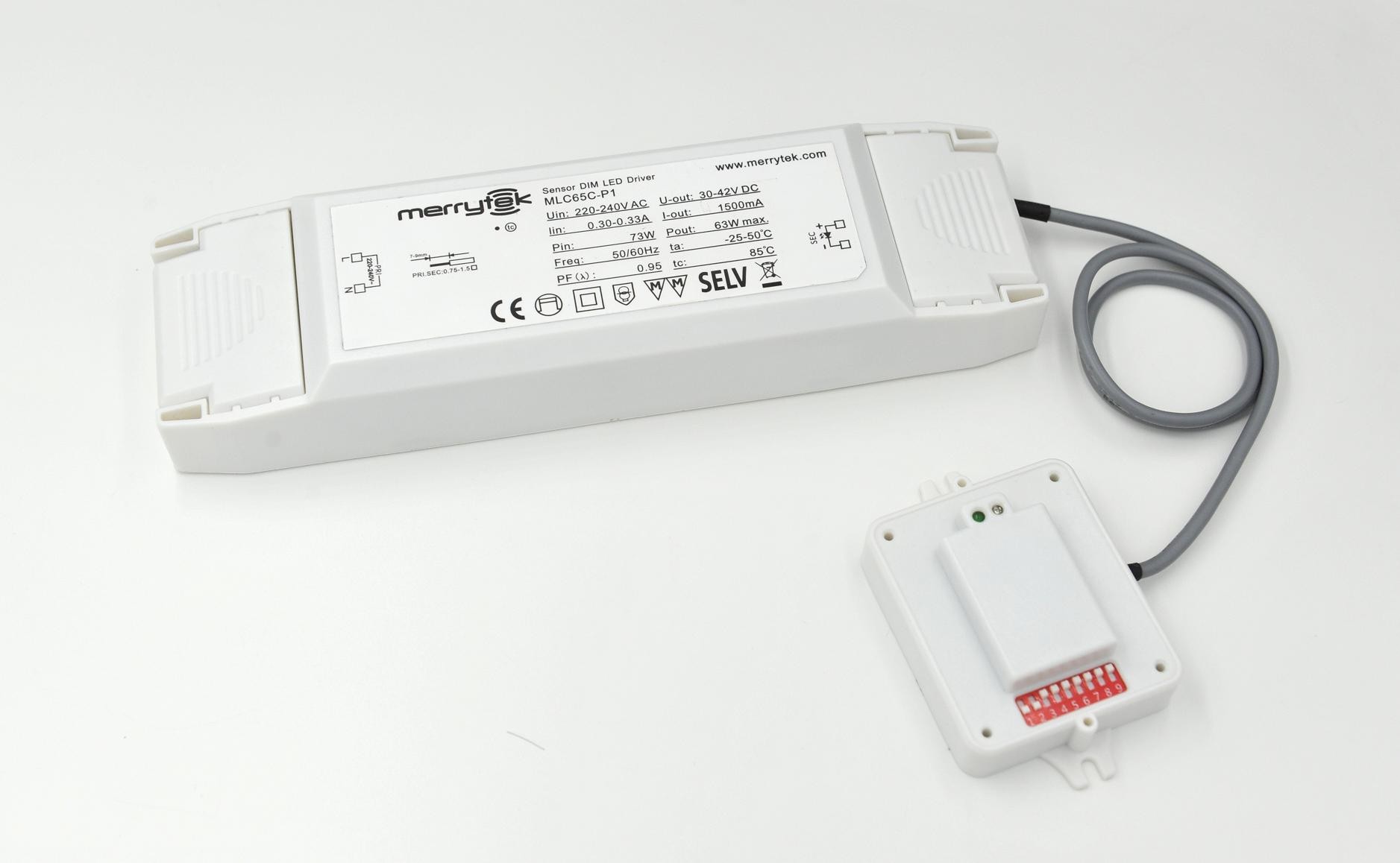 China Microwave Motion Sensor Dimmable LED Driver 65w Auto On - Off / Dimming on sale
