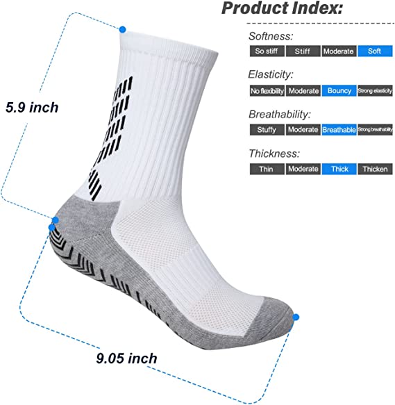 Regular Style Custom Design Men's Soccer Socks with Anti Slip Grip Gift Football Backpack