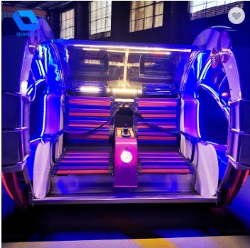 Indoor Amusement Leswing Car Plastic Decorations With 360 Degree Rotation