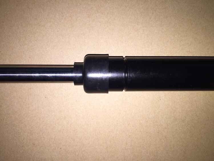 Black / Sliver Adjustable Gas Spring , Nitrogen Conical Compression Springs