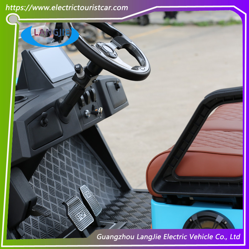 4 Wheel Electric Golf Cart 4 Seats AC Motor Dry Battery 48V Resort Car For Hotel