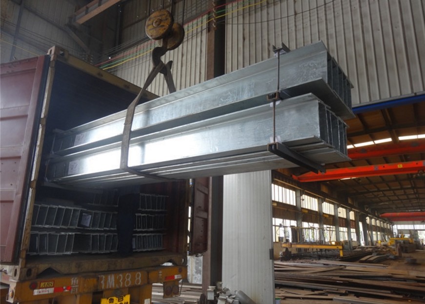 Large Steel Structure High Rise Building , Strong Steel Structure Industrial Building