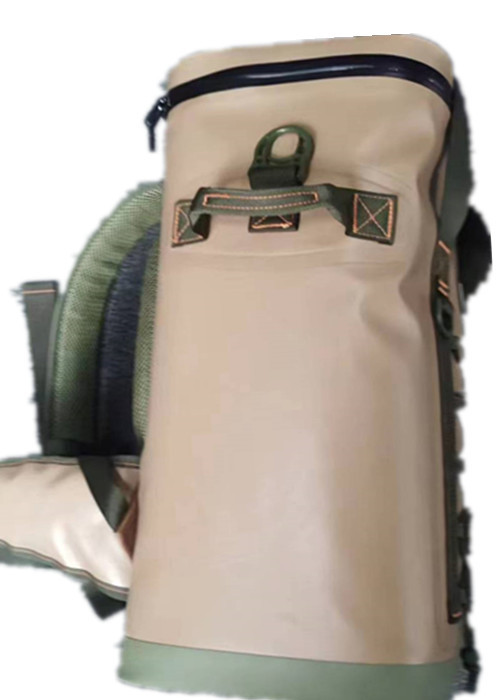 Khaki Insulated Thermal Cooler Bag Large Eco Friendly Waterproof