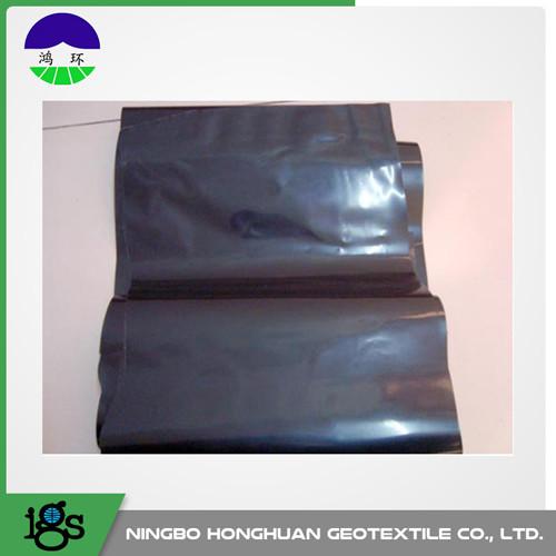 0.05mm Waterproof HDPE Geotextile Liner / Geomembrane Liner Black For Mining