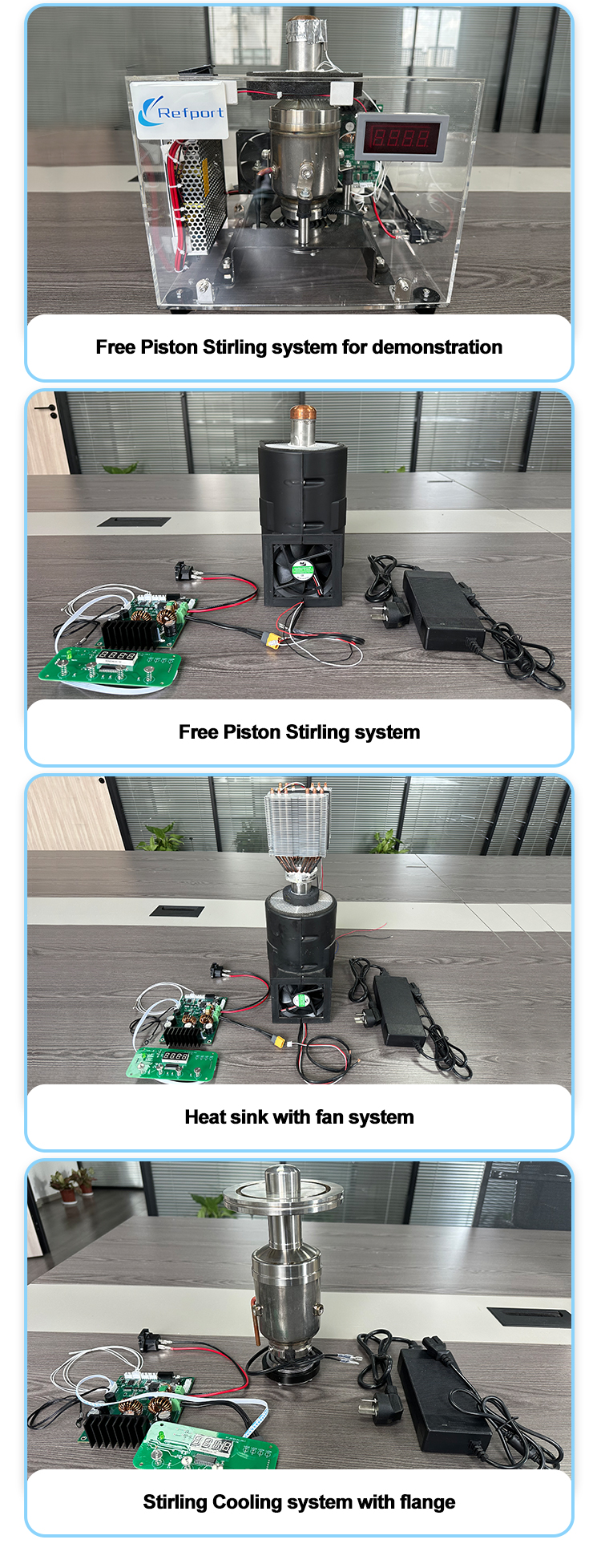 Stirling Cooling Technology FPSC -130C Stirling Cooler -145C to 25C Temperature Range