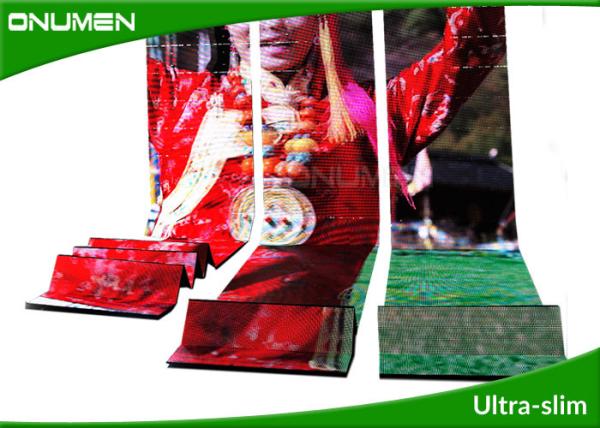 Lightweight Outdoor Advertising LED Screen Module , IP65 LED Outdoor Advertising
