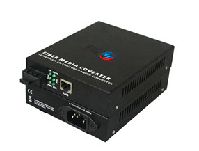 10/100/1000M Single Mode Fiber Converter , Fiber Ethernet Media Converter