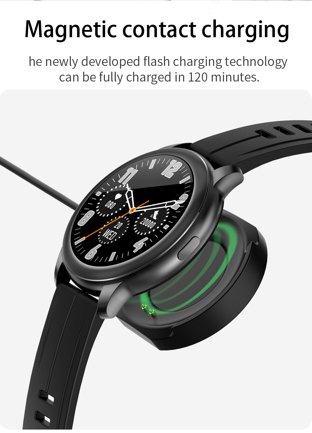 CF22 DaFit Smart Watch Fitpro Wristband Waterproof Band Watch Charging A 200mAh