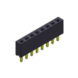 2.54mm PCB Header Connector Single Row Dip Type Connector 1*2PIN To 1*40PIN