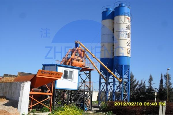 HZS35 Fully Environmental-friendly Commercial Stationary Concrete Batching Plant
