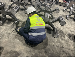 Four Pins Anode Yoke Corrosion Proof For Electrolytic Aluminum Industry