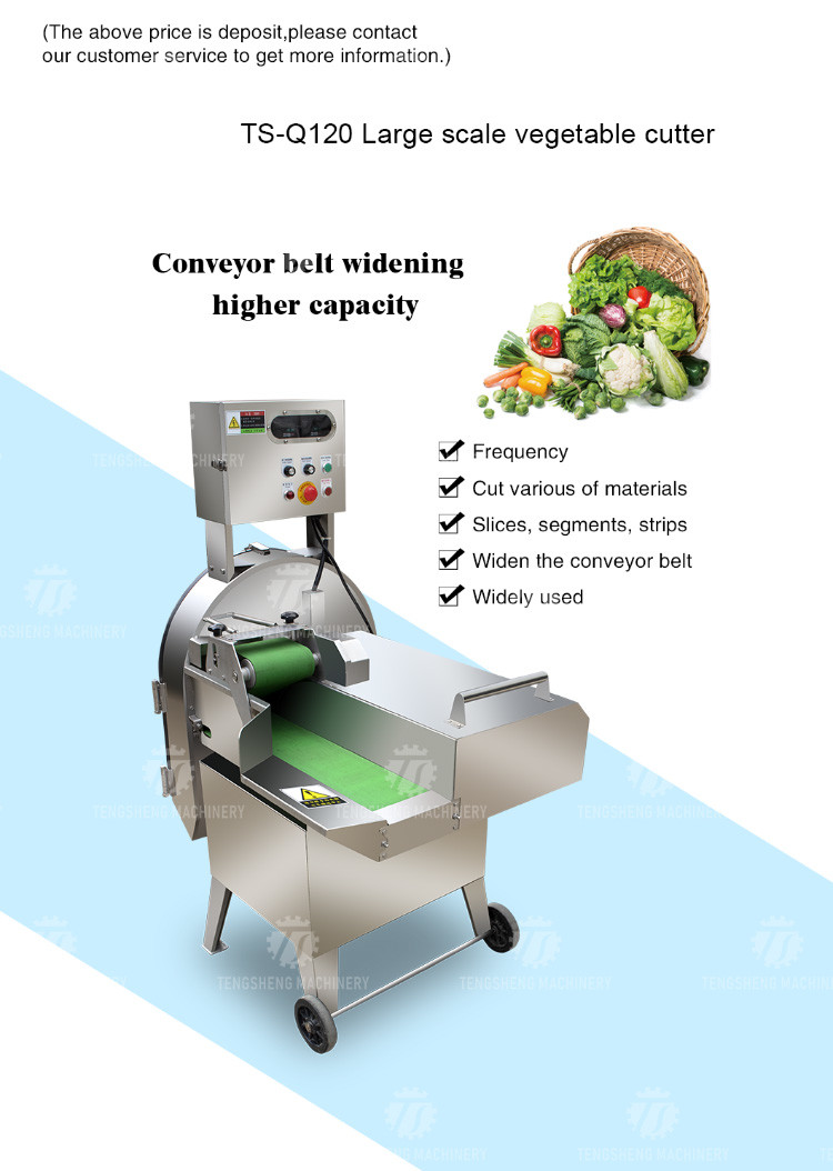 140KG Multi-functional canteen vegetable cutter commercial slicer Slicer Slicer Cabbage, potato, radish, onion, bean