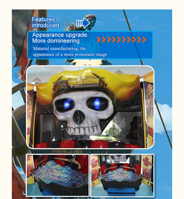 Deadstorm Pirates Theater Shooting Arcade Machines With Driving Game