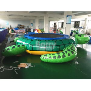 ODM Inflatable Turtle With Slide Durable 0.9mm Pvc Tarpaulin Material