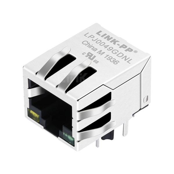 Hanrun HY931147C Compatible LINK-PP LPJ0049GDNL 10/100 Base-T Tab Down Yellow