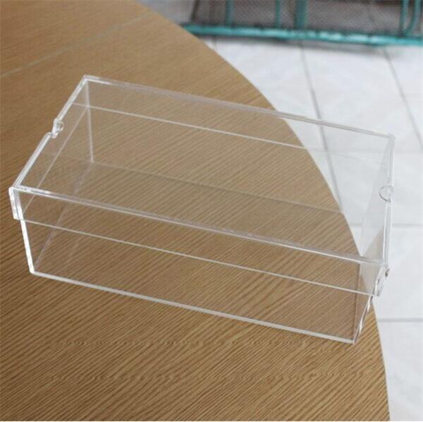 Clear Acrylic Glass Shoe Box Shoe Display Showcase