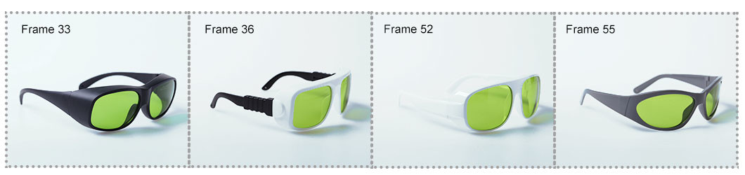 CE Approval Eye Protection Safety Glasses For Dental Lasers / Diodes / ND YAG