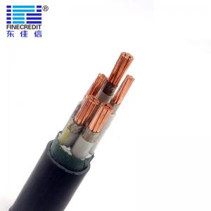  XLPE Insulation 2-5 Core Fire Resistant Cables IEC 60502 N-YJV Manufactures