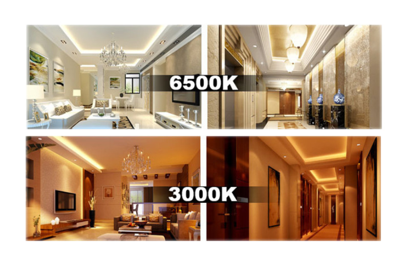 Durable 6000K / 4000K /3000K 20W COB LED Bedroom Downlights 80Ra 100LM/W Recessed Installation