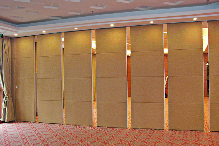 Exhibition Aluminum Operable Partition Walls with Sliding Doors