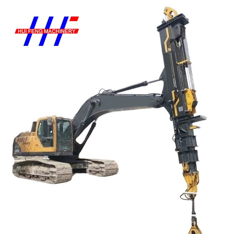 Soild Construction Space Telescopic Clamshell Excavator Long Reach Attachment