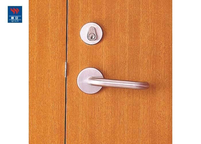 60 Mins interior Exterior Exit PVC Glass Double Fire Rated Wood Door