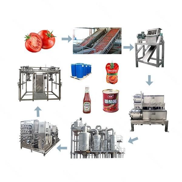 304 Stainless Steel Tomato Ketchup Processing Machine 5T/H Convenient After Care