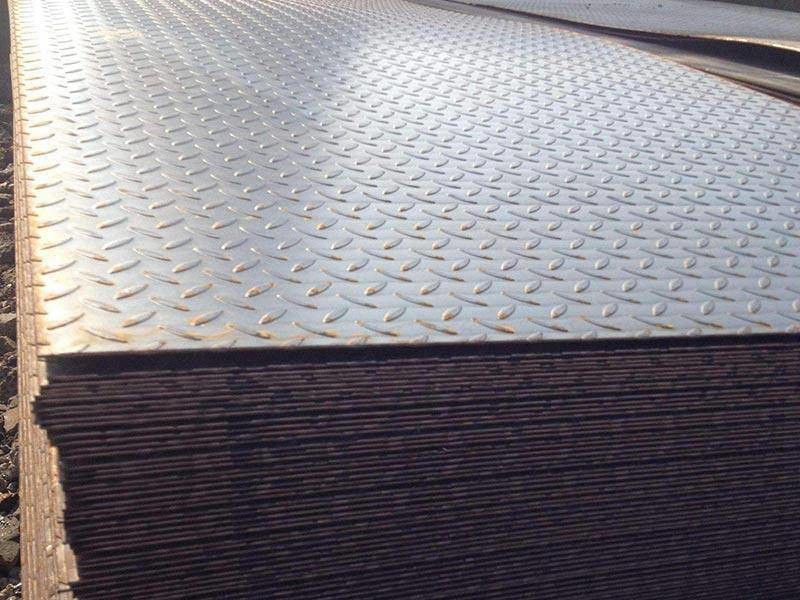 3.0mm Inox 304 Stainless Steel Flat Checkered Sheet Floor Plate With Willow Leaf Pattern