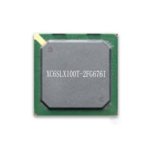  Spartan 6 FPGA Chip XC6SLX100T-2FG676I 676BGA Embedded Field Programmable Gate Array Manufactures