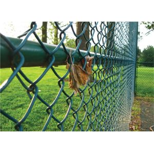 Galvanized / PVC Coated Wire Automatic Chain Link Fence Machine